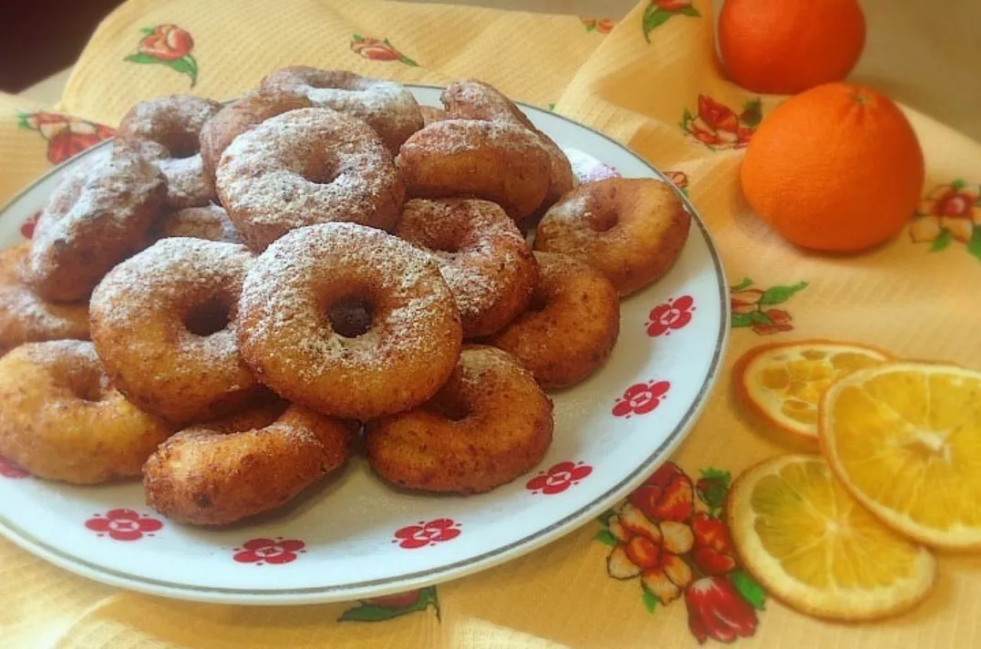 Orange donuts