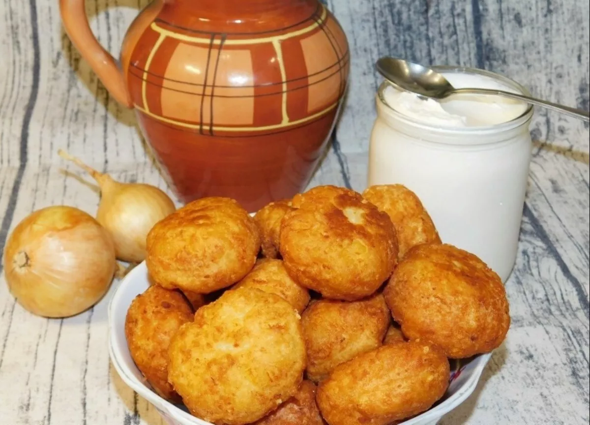 Potato donuts with cheese