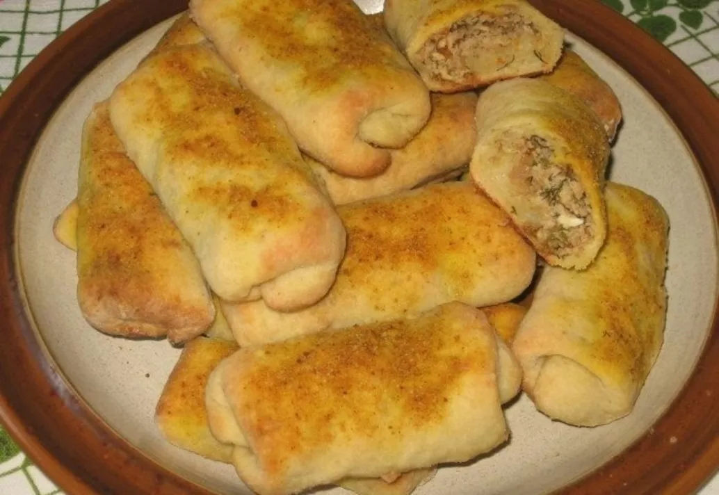 Potato rolls with meat