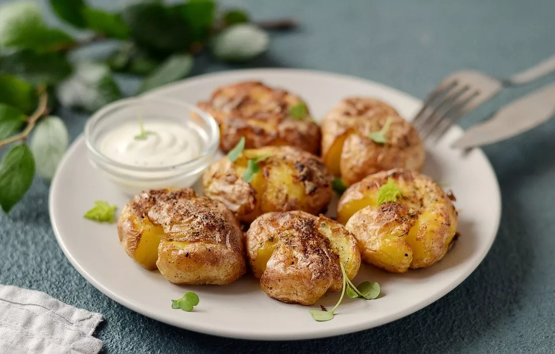 Potato appetizer in the oven