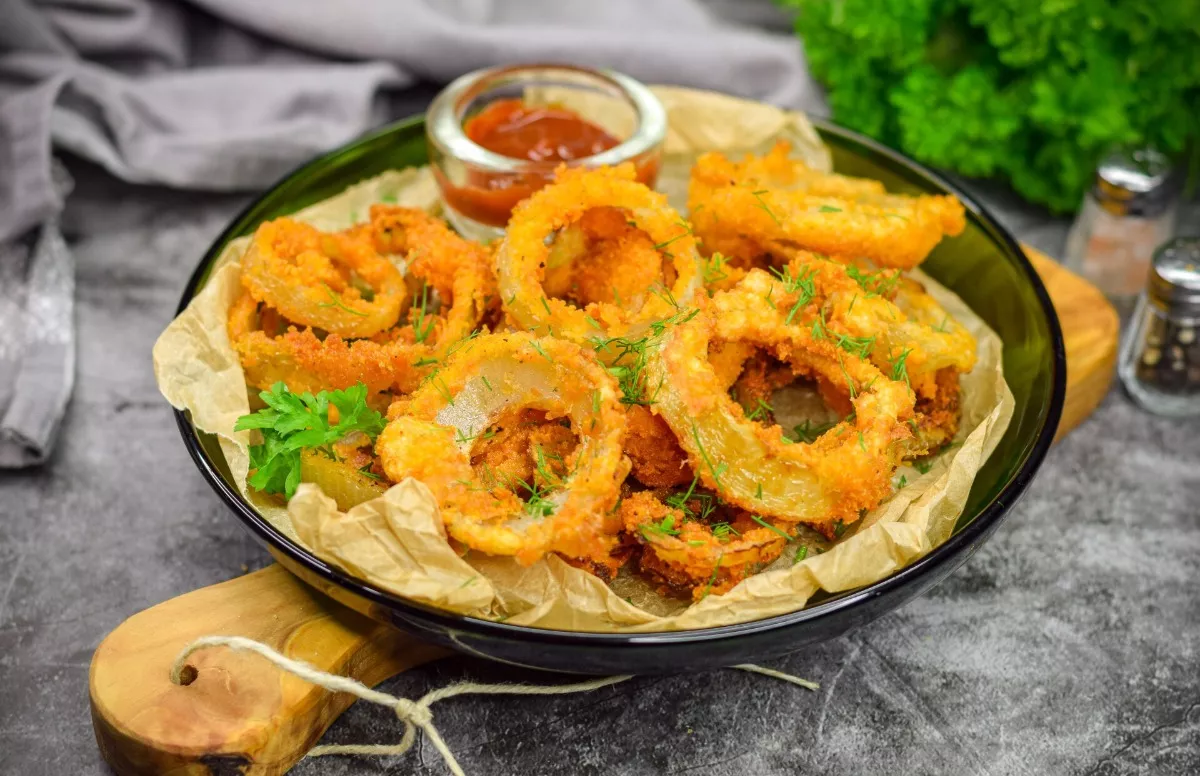 Fried onion rings