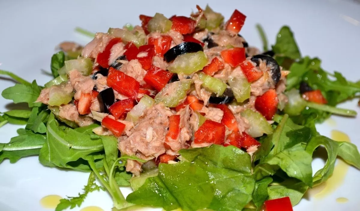 Canned tuna salad without mayonnaise