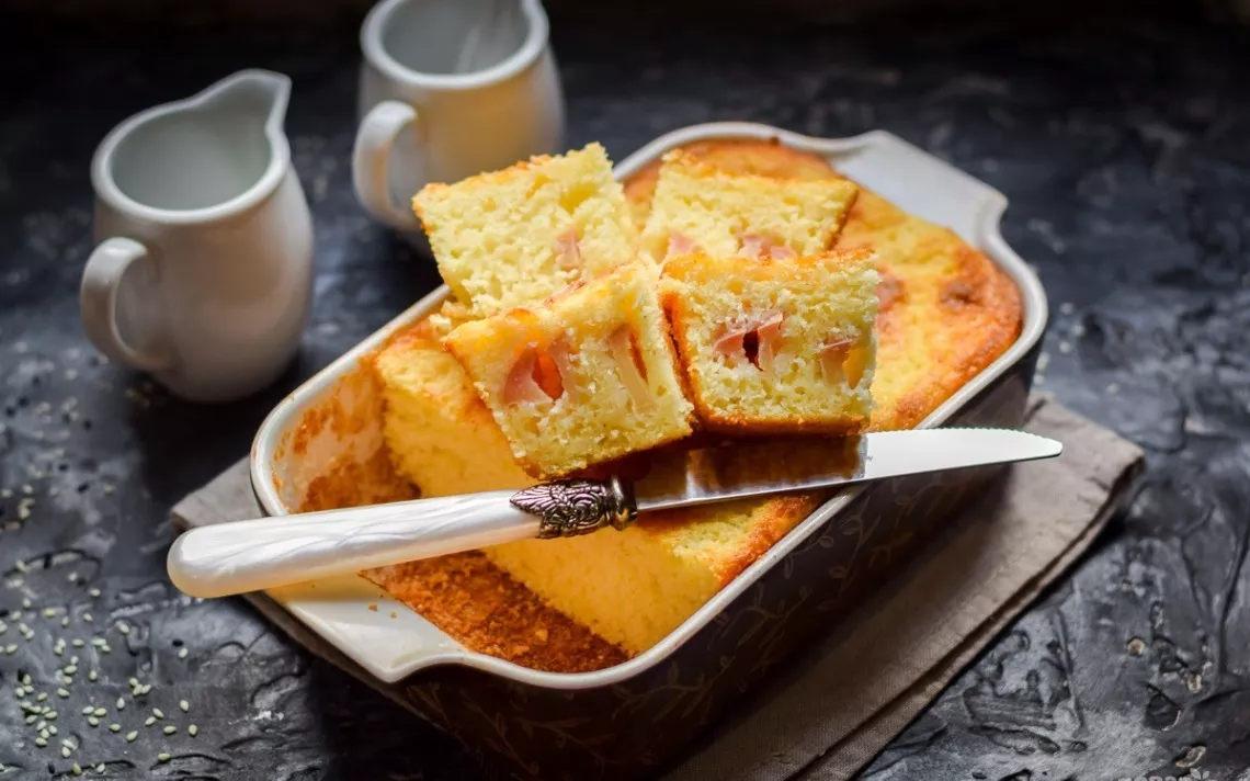 Mannic with flour-free apples