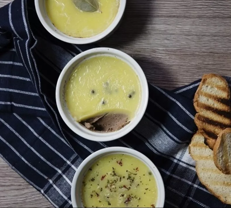 Homemade liver pate