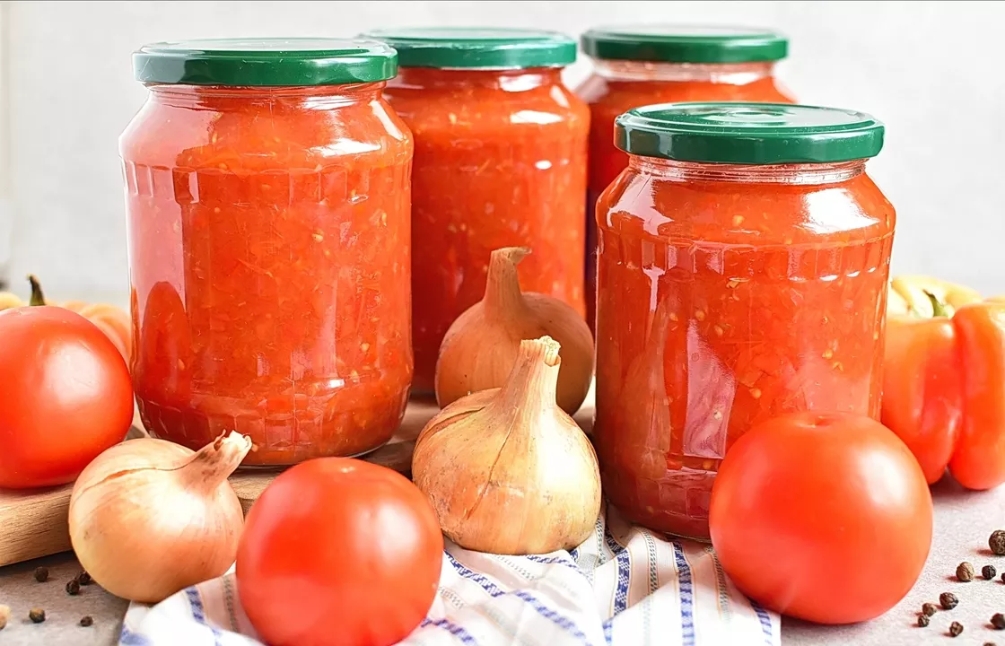 Tomato sauce for the winter