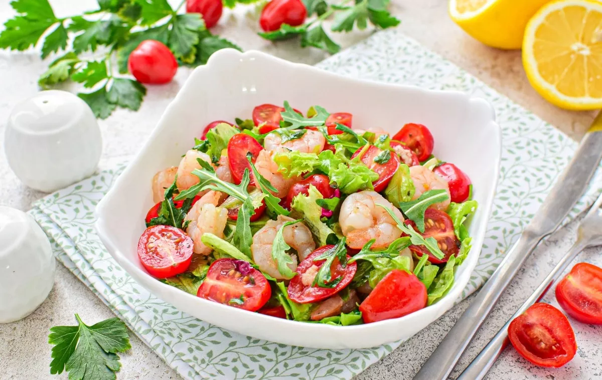 French-style shrimp salad