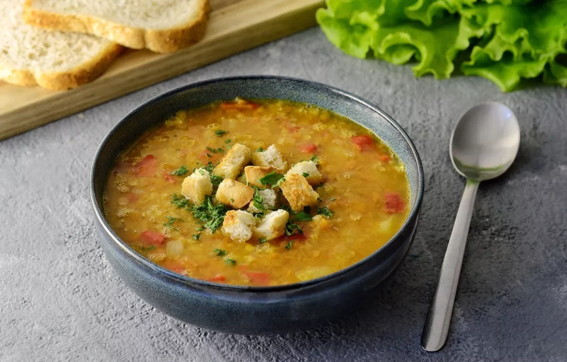 Red lentil soup