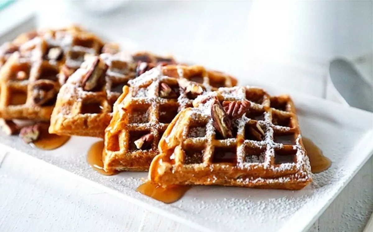 Sweet potato waffles