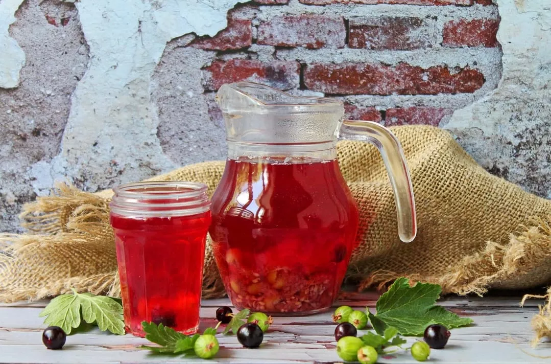 Currant and gooseberry compote