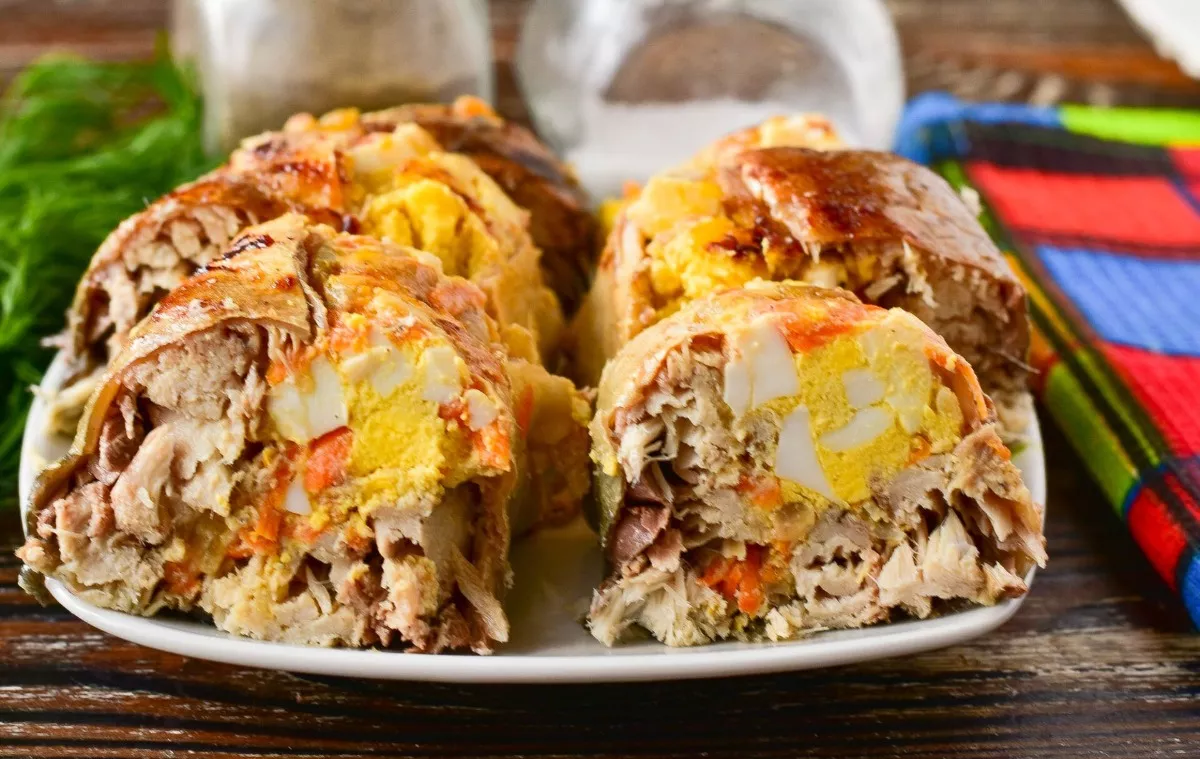 Mackerel roll with egg