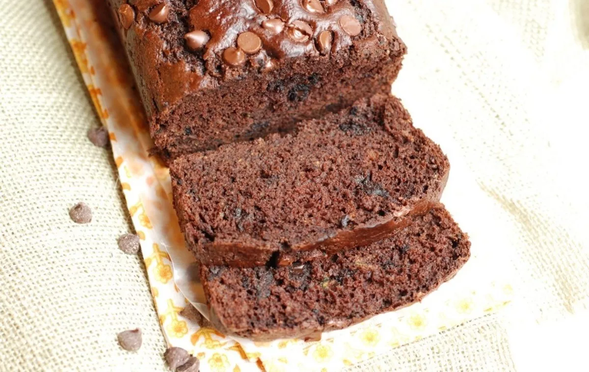 Chocolate banana zucchini bread