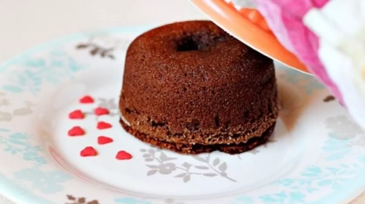 Chocolate fondant with coffee