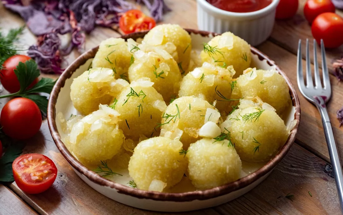 Grated potato dumplings