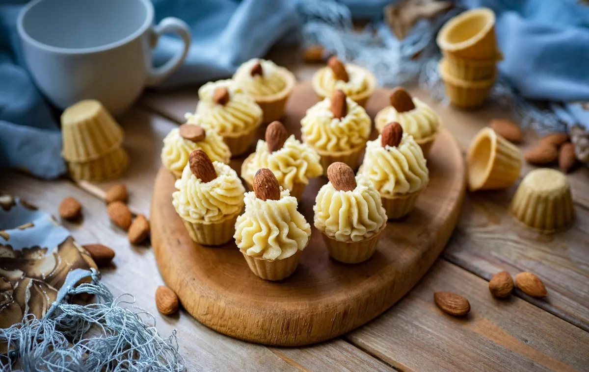 Tartlets with frangipane