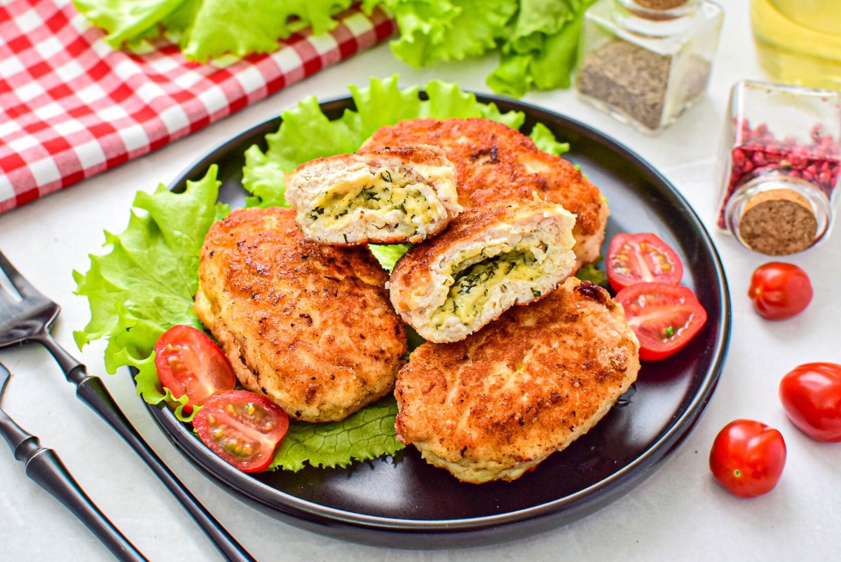 Chicken Cutlets Stuffed With Cheese And Herbs Recipe 0307