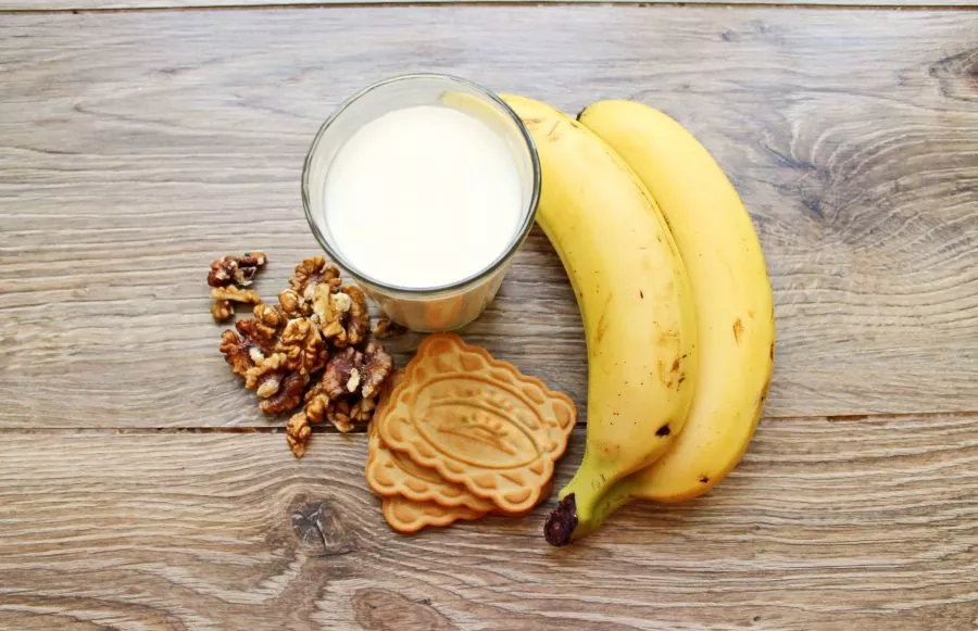 Gather all the ingredients needed to make the cocktail.