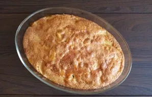 After the specified time, remove the cake from the oven. Check if cooked with a wooden pin. It must be dry. Cool the baked cake slightly ...