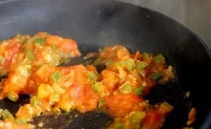 At the end of the process, tomatoes will turn into this sauce.