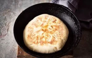 Heat a dry frying pan over medium heat and put this patty in it - fry on both sides until golden brown. In this way, prepare the blanks f...