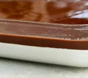 Place the form in the refrigerator for at least five hours, preferably overnight.