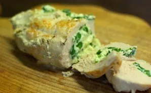 Then we take out our rolls and cut them. Basically, youre done! They go best with mashed potatoes. Enjoy your meal!