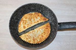 Fry on both sides until golden brown.