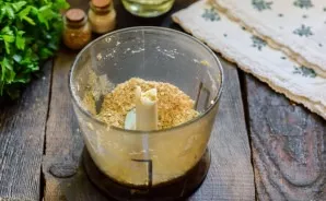 Put the oatmeal in a bowl of a kitchen blender, then grind to a fine crumb at high speed.