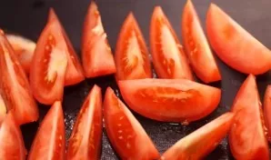 Do the same with tomatoes.