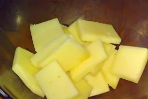 It is possible to take not only hard cheese, but also soft  for example, mozzarella. The harder the cheese, the easier it is to give it t...