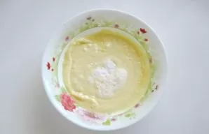 Add one teaspoon of baking soda extinguished with vinegar or citric acid.