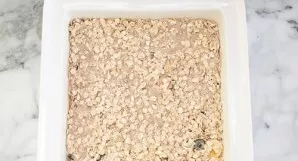 And pour the resulting mixture over bananas and berries.