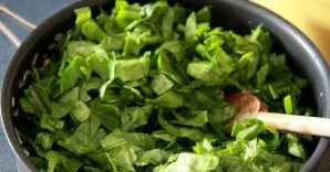 Add the spinach and stir. Simmer until spinach is tender.