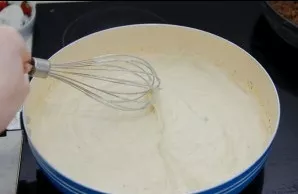 To prepare the Bechamel sauce, melt the butter in a saucepan and gradually pour in the flour, fry. Gradually pour milk into the flour, st...