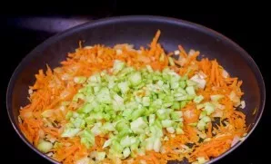 Finely chop the broccoli and add to the pan, simmer for 10 minutes.