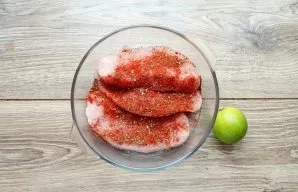 Season everything with salt and lime juice.