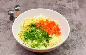 Rinse and dry the tomato, remove the core, as excess liquid will be released. Cut the sides of the tomato into cubes and put in a salad. ...