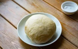 Knead a soft, elastic dough that does not stick to your hands.
