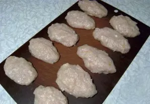 Wet our hands under water and start molding the meatballs. Place the meatballs on a cutting board and place them in the refrigerator for ...