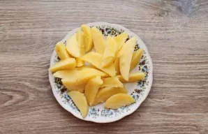 Peel the potatoes and cut them into cubes. Cook for 10 minutes in salted water over medium heat. Potatoes should be half cooked, drain th...