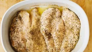 Remove the form from the oven.