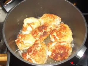 Fry on both sides until golden brown.