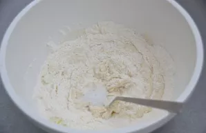 Mix lightly, add salt.