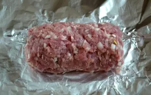 Place hard-boiled eggs in the middle and roll them up.