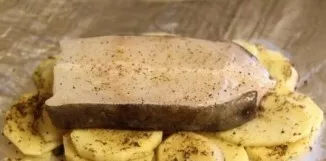 Put the fish on top.