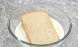 And also bread, well soaked in milk.