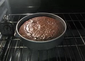 Bake in a preheated oven for 25 minutes. If its cooked, check by inserting a toothpick.