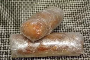 Wrap very carefully in plastic wrap.