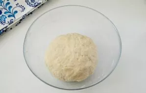 Knead soft and elastic dough.