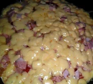 When the cheese melts, the pizza will be ready.