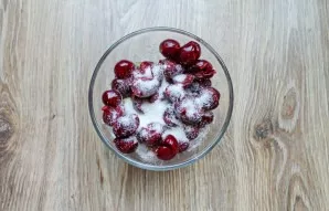 Add sugar to the bowl.